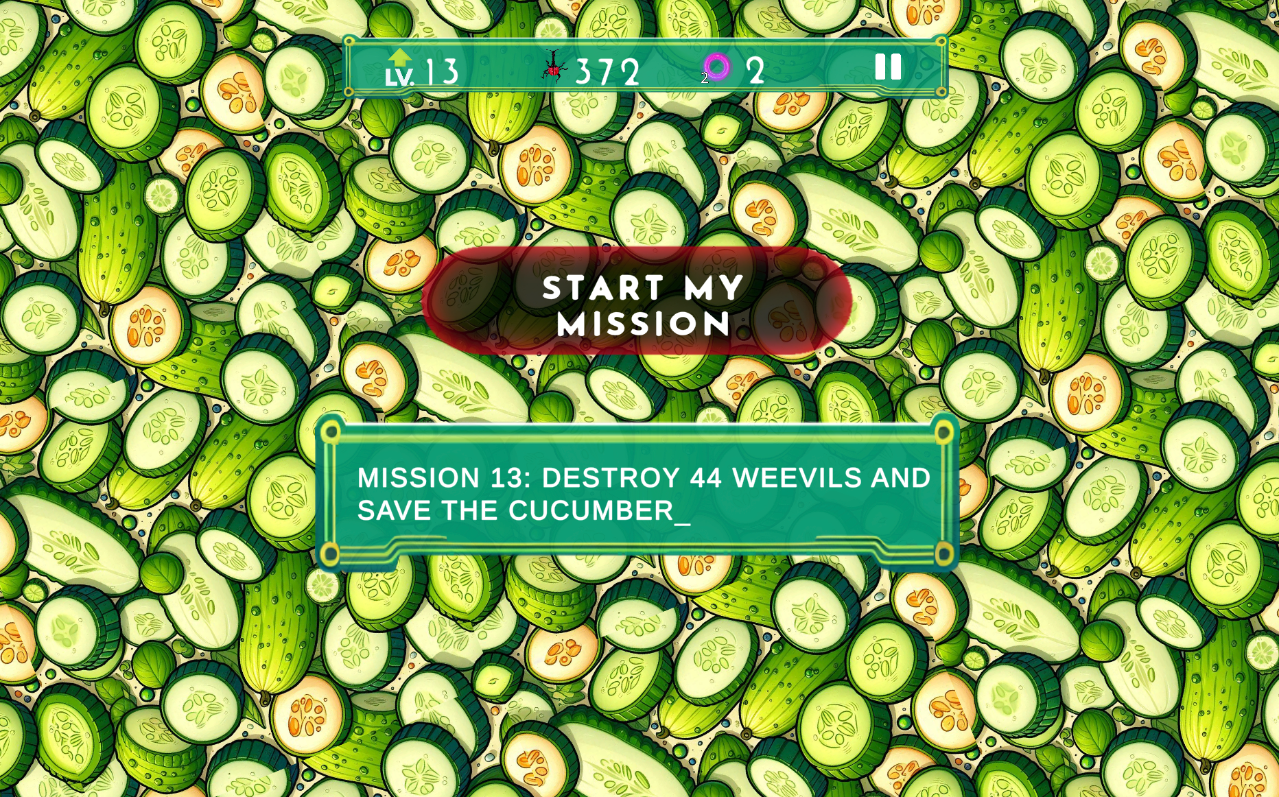 Weevils and cucumbers