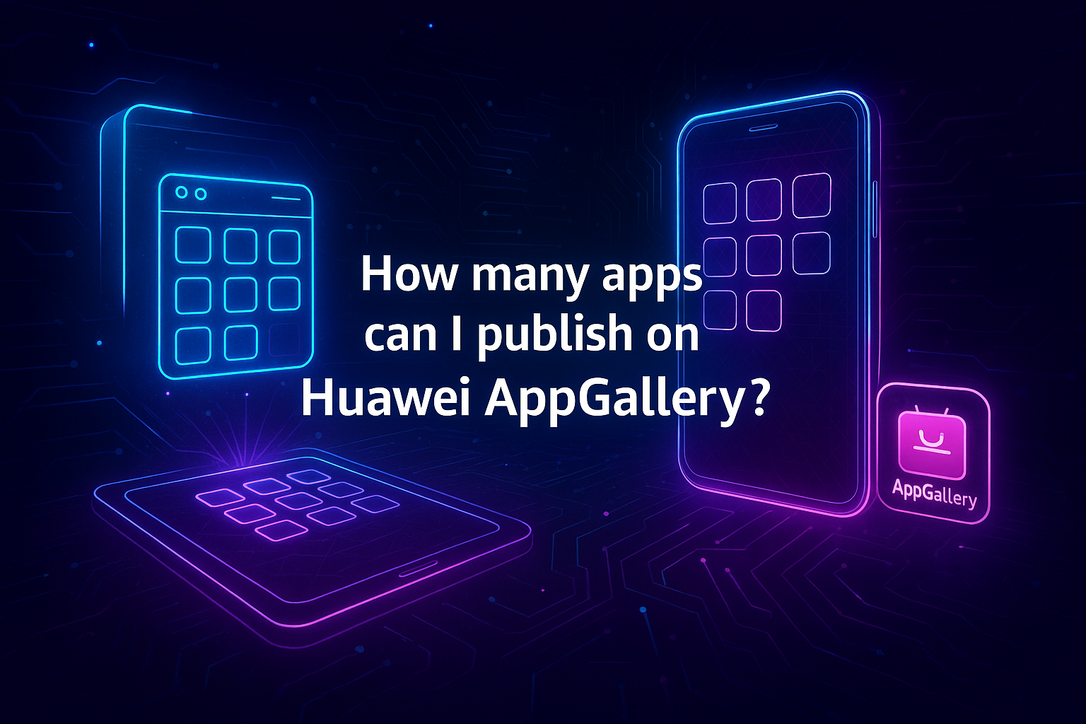 How many apps can be published in Huawei AppGallery, Google Play, App Store: restrictions and opportunities for developers