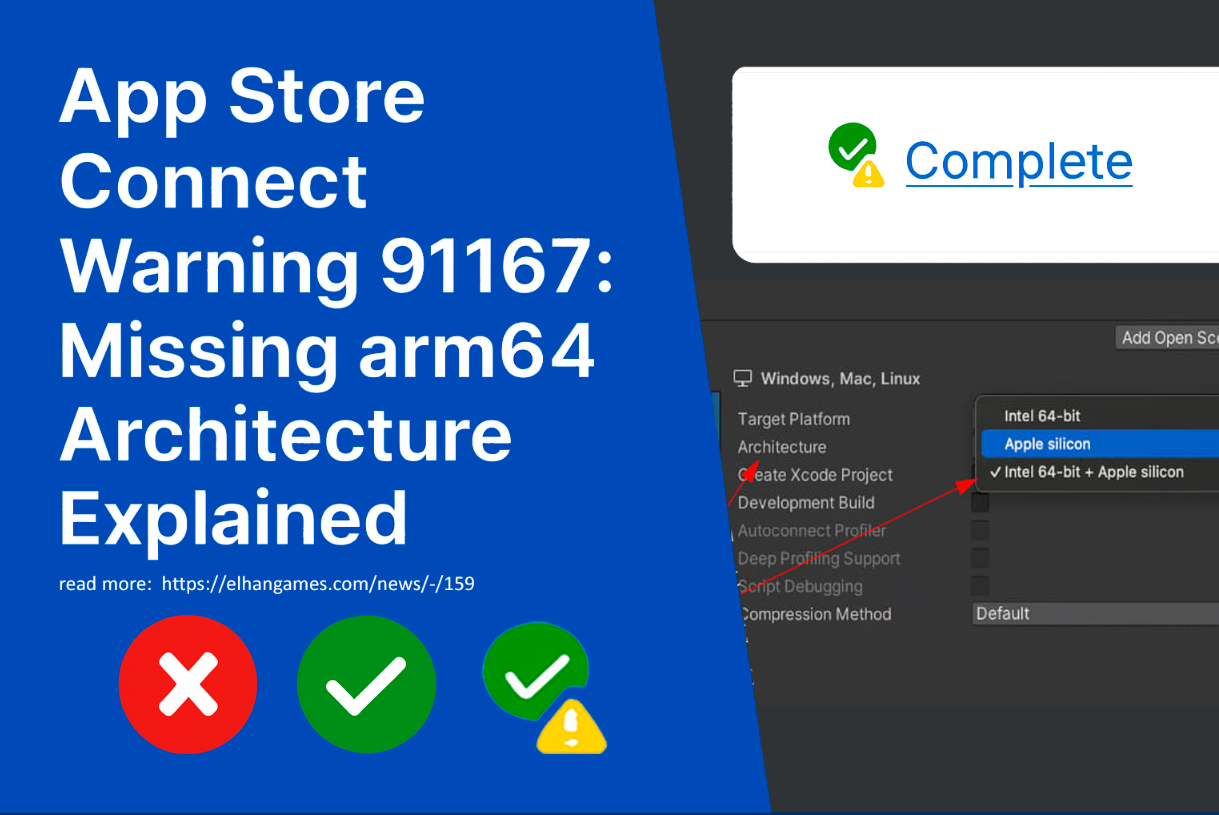 App Store Connect Warning 91167: Missing arm64 Architecture Explained