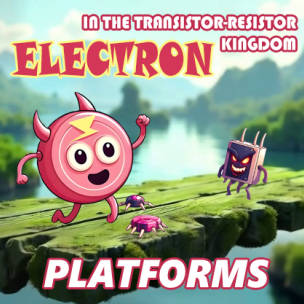 Platforms in the game Electron in the Transistor-Resistor Ki...